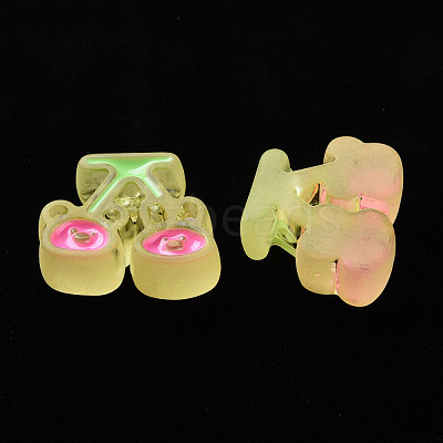 Transparent Acrylic Beads X-MACR-S374-04B-01-1