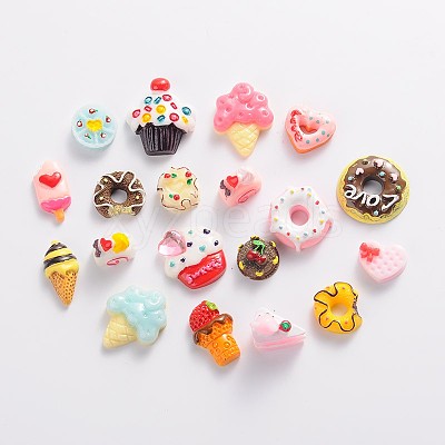 Food Resin Cabochons X-CRES-MSMC002-46-1