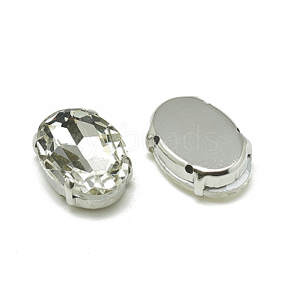 Sew on Rhinestone RGLA-T091-10x14mm-01P-1