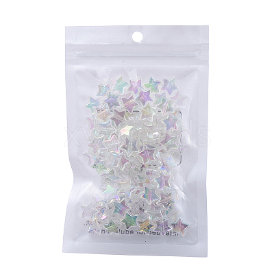 Eco-Friendly Transparent Acrylic Beads TACR-YW0001-01A-1
