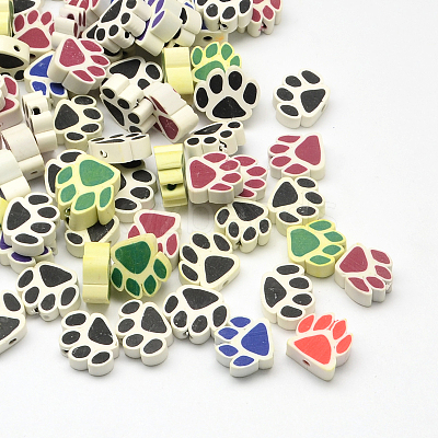 Handmade Polymer Clay Beads CLAY-Q221-14-1