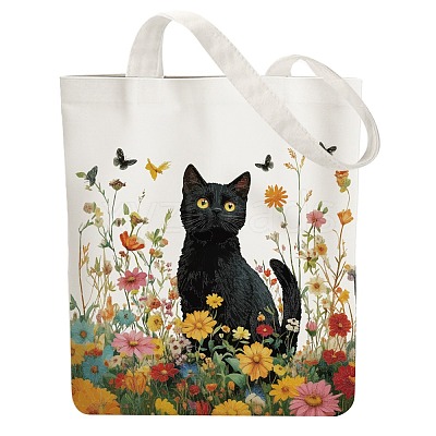 Canvas Women's Tote Bags ABAG-WH0057-002-1