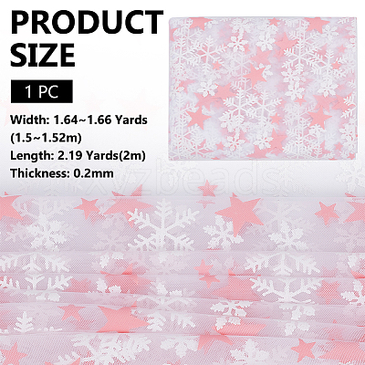Polyester Mesh Fabrics DIY-WH0622-373B-1