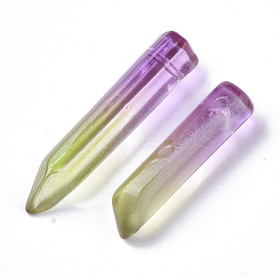 Two Tone Glass Beads LS-GLAA-S167-13G-1