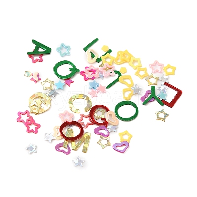12G 12 Styles Ornament Accessories Plastic Paillette/Sequins Beads KY-FS0001-11-1
