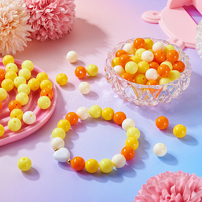 Opaque Acrylic Beads OACR-TAC0014-06C-1