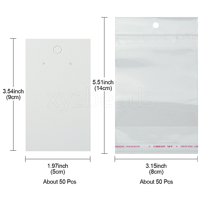 50Pcs Paper Display Cards CDIS-FS0001-14A-1