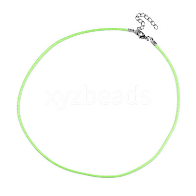 Waxed Cotton Cord Necklace Making MAK-S034-006-1