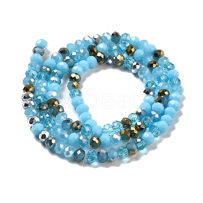 Glass Beads Strands EGLA-A034-M4mm-15-1