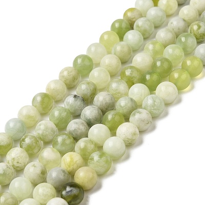 Natural New Jade Beads Strands X-G-K340-A01-02-1