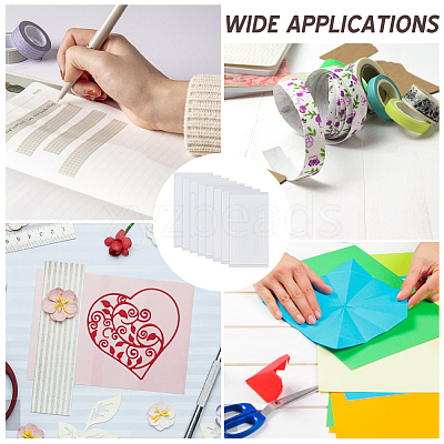 8Sheets 2 Styles EVA Self-adhesive Stickers STIC-GF0001-41-1