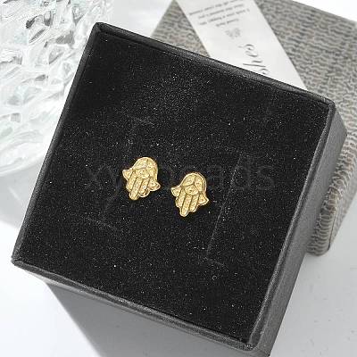 304 Stainless Steel Stud Earrings for Women LS-STAS-Z117-16G-02-1