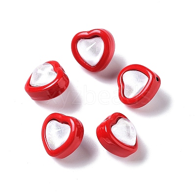 Spray Painted Alloy Bead PALLOY-H134-27B-1