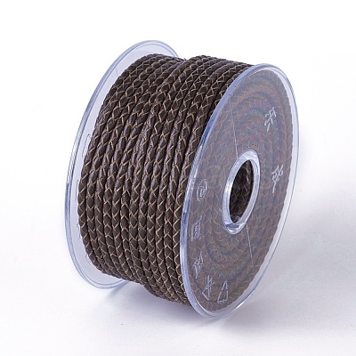 Braided Cowhide Cord WL-I004-3mm-B-13-1