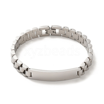 Non-Tarnish 304 Stainless Steel Bracelets BJEW-I129-I-P-1