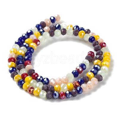 Glass Beads Strands EGLA-A034-M4mm-31-1