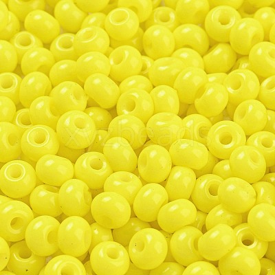 Imitation Jade 3/0 Glass Seed Beads SEED-Z001-A-B17-1