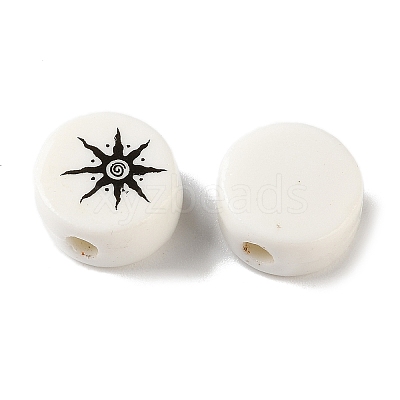 Printed Handmade Porcelain Beads PR-CBA3F2D-05E-1