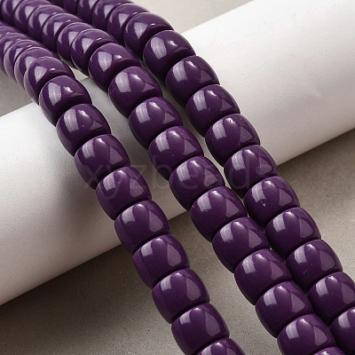 Natural Lepidolite/Purple Mica Stone Beads Strands G-F791-B01-1
