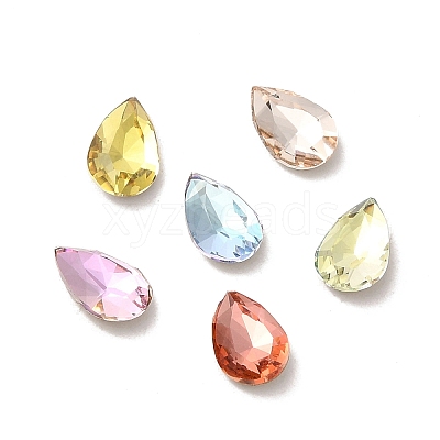 Glass Rhinestone Cabochons RGLA-P037-11A-D-1