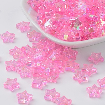Eco-Friendly Transparent Acrylic Beads LS-PL556-6-1