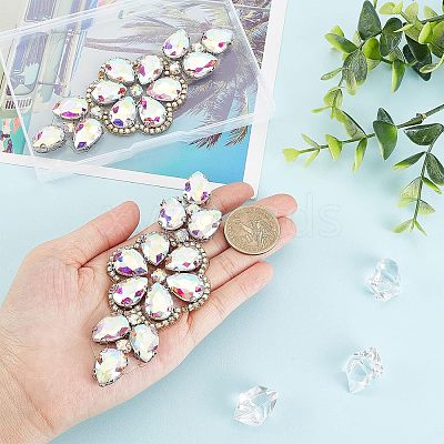2Pcs Hotfix Rhinestone Ornament DIY-FG0003-33-1