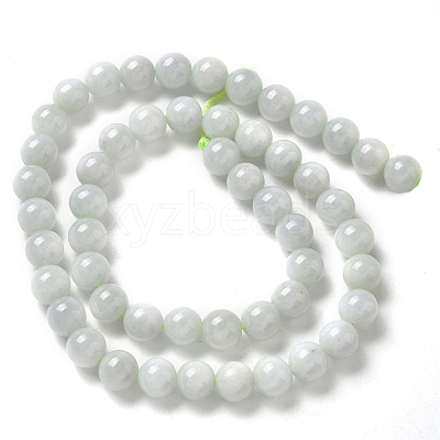Natural Myanmar Jadeite Beads Strands G-L595-C01-02-1