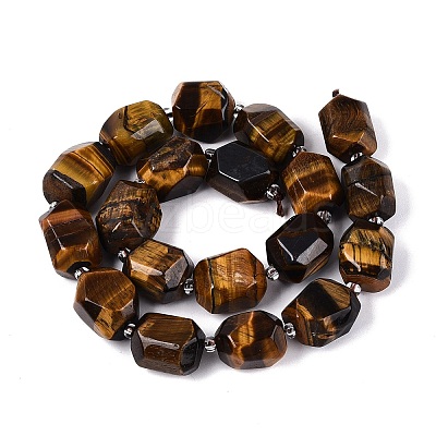 Natural Tiger Eye Beads Strands G-N362-07A-03-1