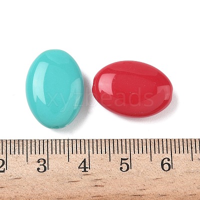 Opaque Acrylic Beads OACR-D001-01-1