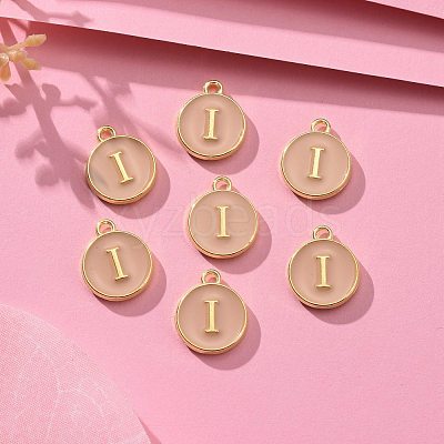 Golden Plated Alloy Enamel Charms X-ENAM-S118-06I-1