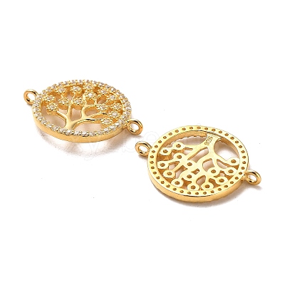 925 Sterling Silver Connector Charms STER-H110-07G-1