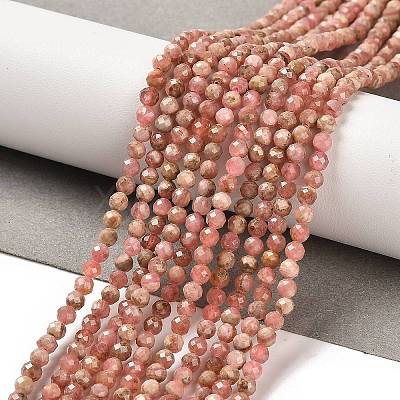 Natural Argentina Rhodonite Beads Strands G-B107-A04-04-1