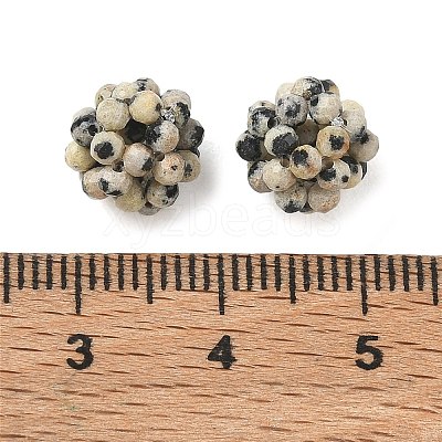 Natural Dalmatian Jasper Woven Beads GG-CBA2E9C-F05-02-1