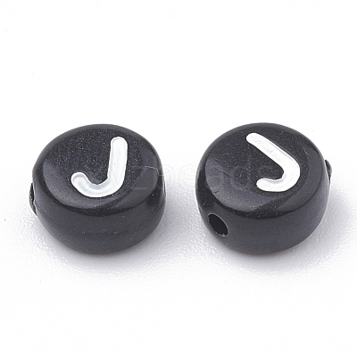 Opaque Acrylic Beads SACR-N002-02J-1