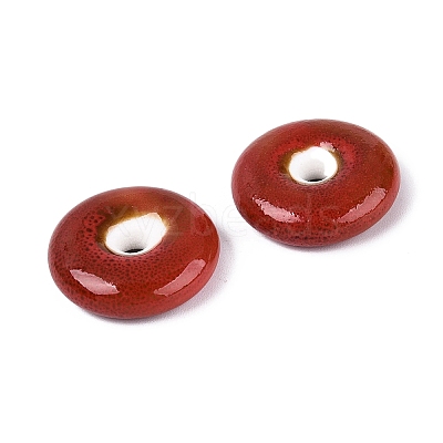 Vintage Handmade Porcelain Beads PORC-N013-20-13-1