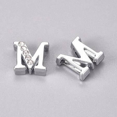 Alloy Slide Charms PALLOY-WH0066-21M-1