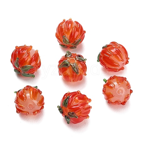 Handmade Lampwork Beads LAMP-F041-02-A03-1