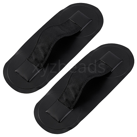 Imitation Leather Grab Handrail with Polyester Strap Handle FIND-WH0126-277-1