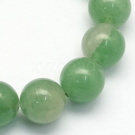 Natural Green Aventurine Round Beads Strands X-G-S150-6mm-1