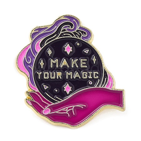 Magic Theme Enamel Pin JEWB-E023-02G-02-1