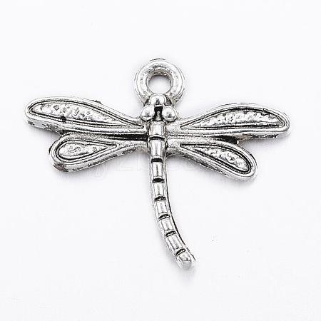Tibetan Style Alloy Pendants TIBE-ZN3947-RS-1