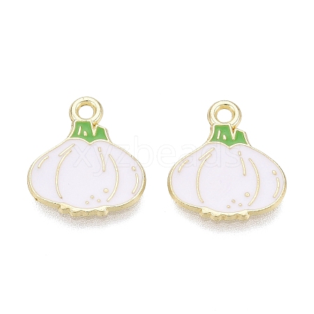 Alloy Enamel Pendants ENAM-Q003-18G-1