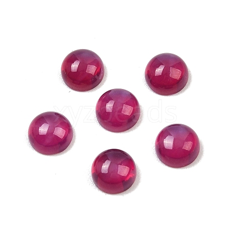 Lab Grown Red Corundum Cabochons G-B166-01B-1