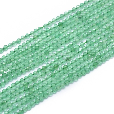 Natural Dyed & Heated Green Onyx Agate Beads Strands G-G792-41-1