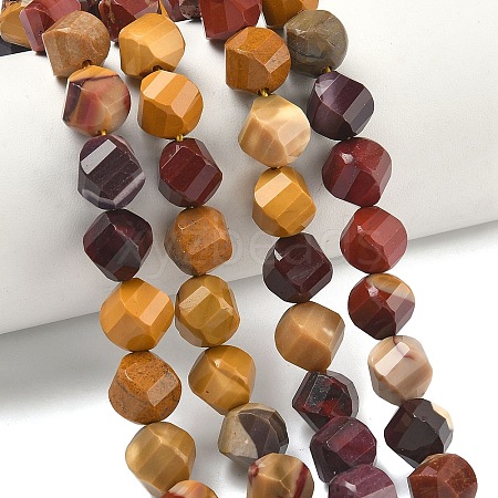 Natural Mookaite Beads Strands G-C267-B04-1