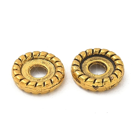 Alloy Spacer Beads TIBE-P003-19AG-1