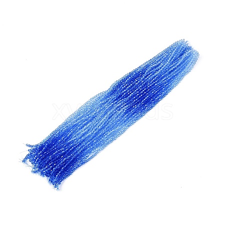 Gradient Color Baking Paint Glass Bead Strands DGLA-A039-T6mm-A020-1