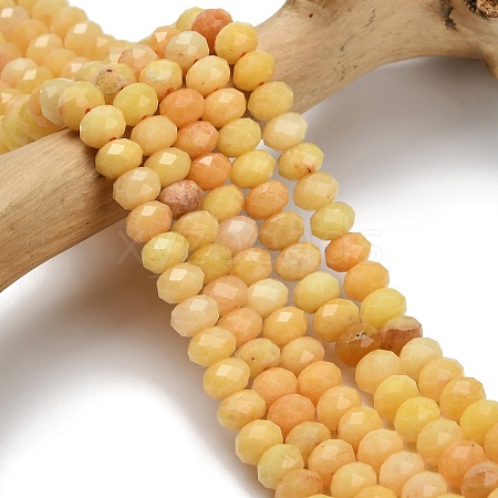 Natural White Jade Beads Strands G-Z111-A07-1