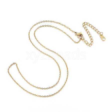 Vacuum Plating 304 Stainless Steel Necklaces NJEW-E080-13G-1