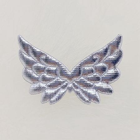Cloth Embossing Wings FIND-PW0001-043G-1